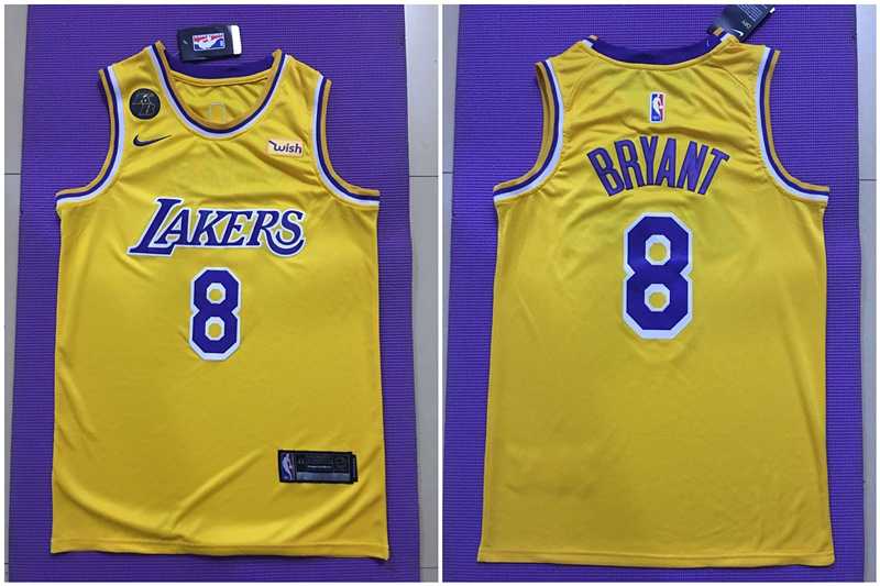 Lakers 8 kobe Bryant Yellow Commemorative Edition Nike Swingman Jersey,We sell and wholesale Lakers 8 kobe Bryant Yellow Commemorative Edition Nike Swingman Jersey on line form chian!